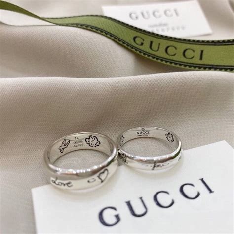 gucci rhinestone ring|gucci couple ring.